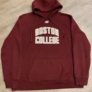 New Balance Boston College Eagles BC Hoodie Sweatshirt Men's Large L Burgundy